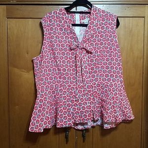 😍 MATA TRADERS Printed Peplum Top